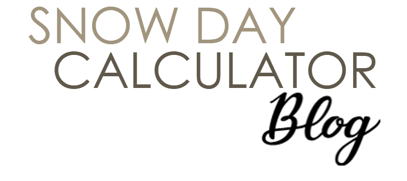 Snow Day Calculator Blog